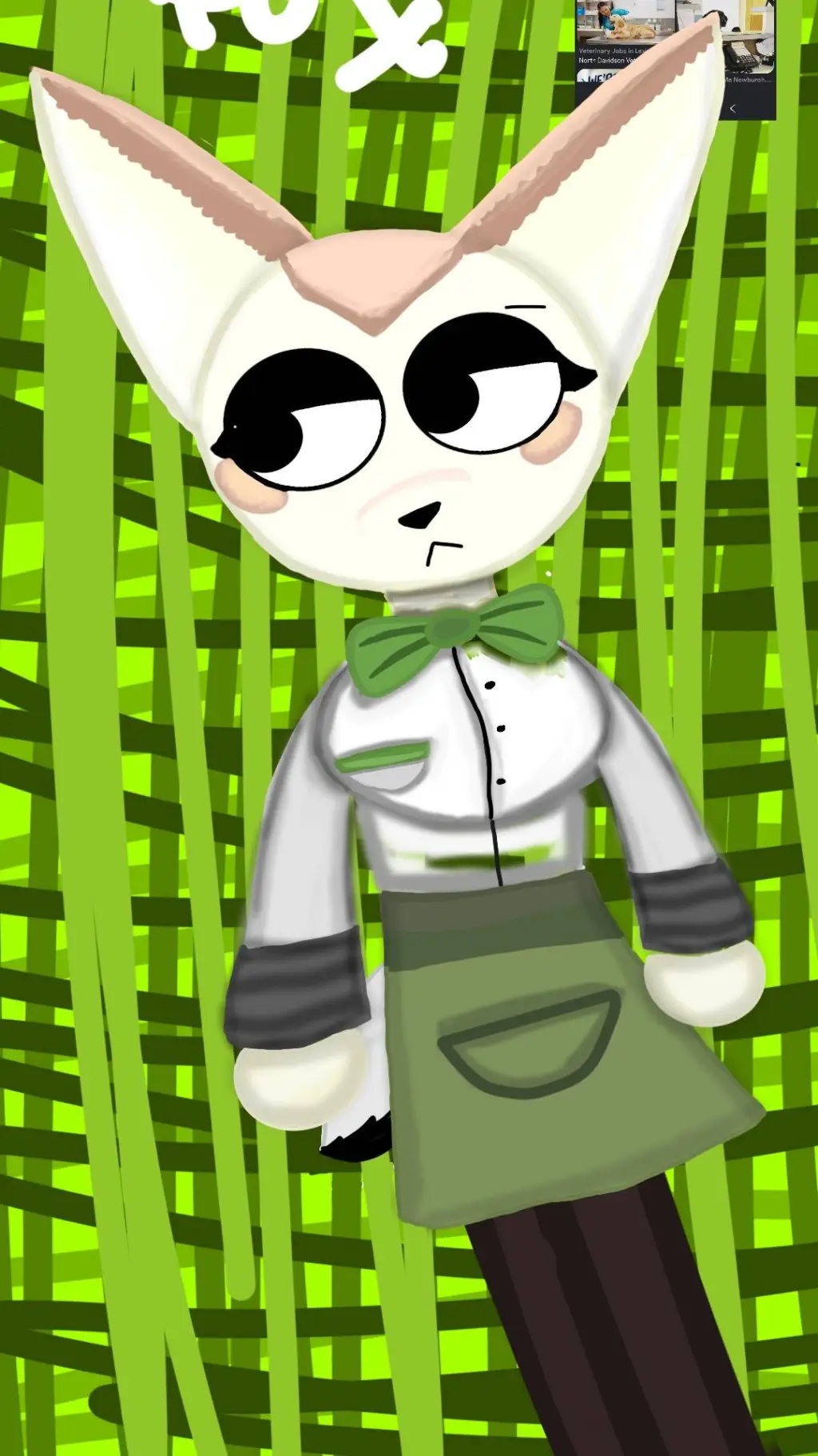 ai character: Barista  background