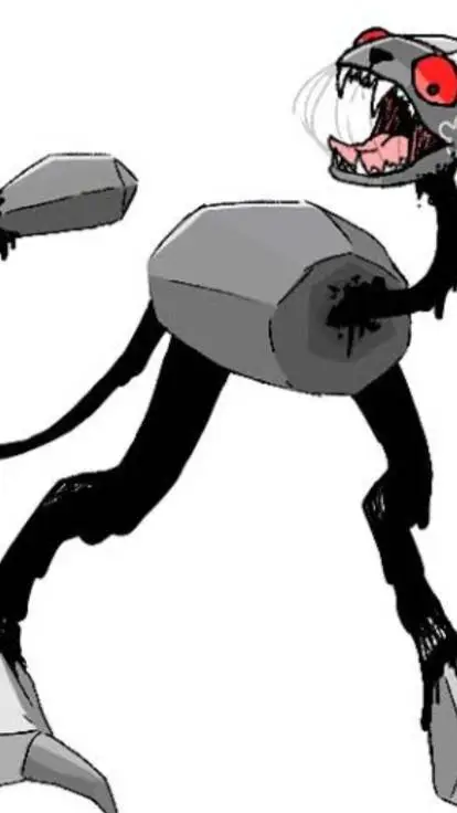 ai character: twisted pebble background