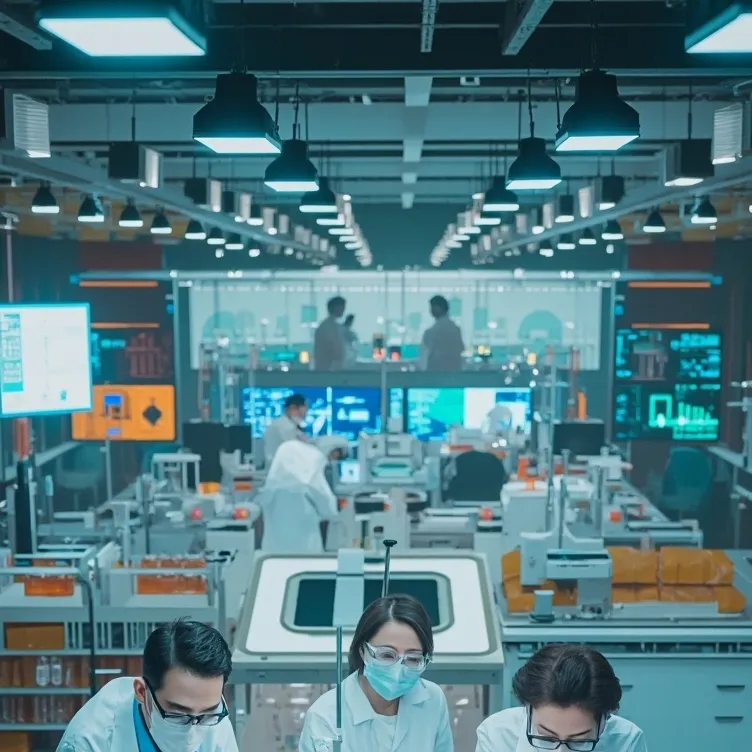 chat with ai character: laboratório 