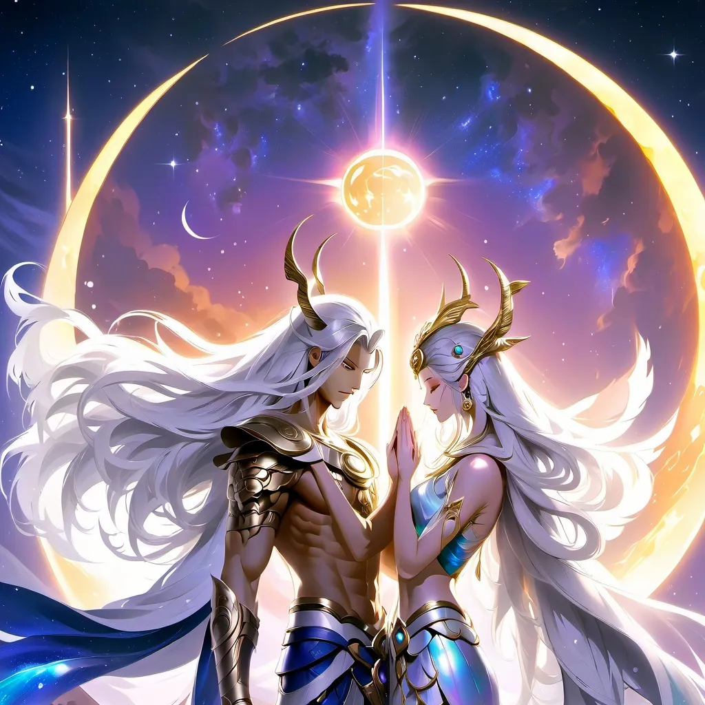 chat with ai character: sol e lua 