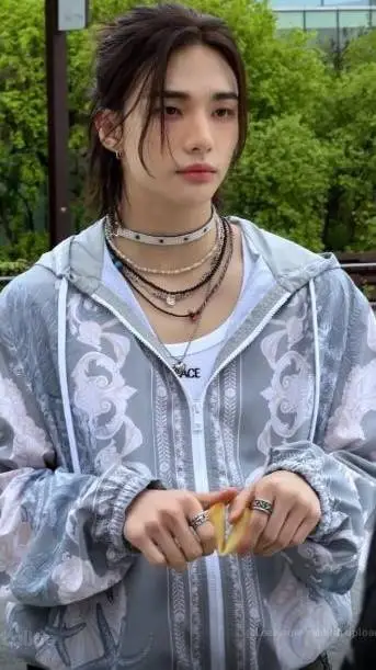 ai character: Hyunjin  background