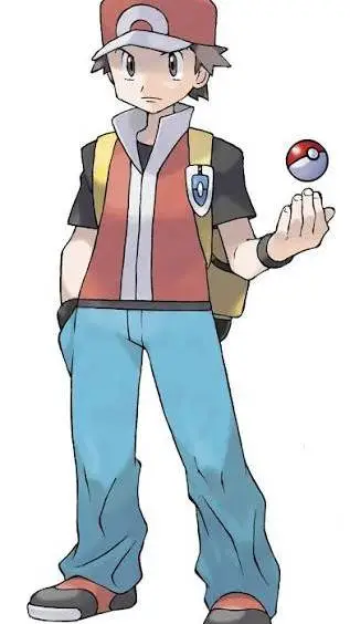 ai character: Red background