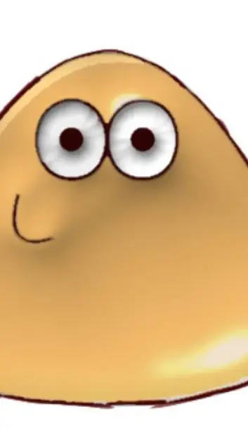 ai character: Pou 3D background