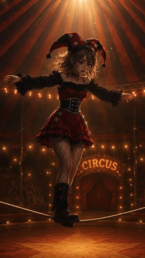 ai character: Circo MHA background