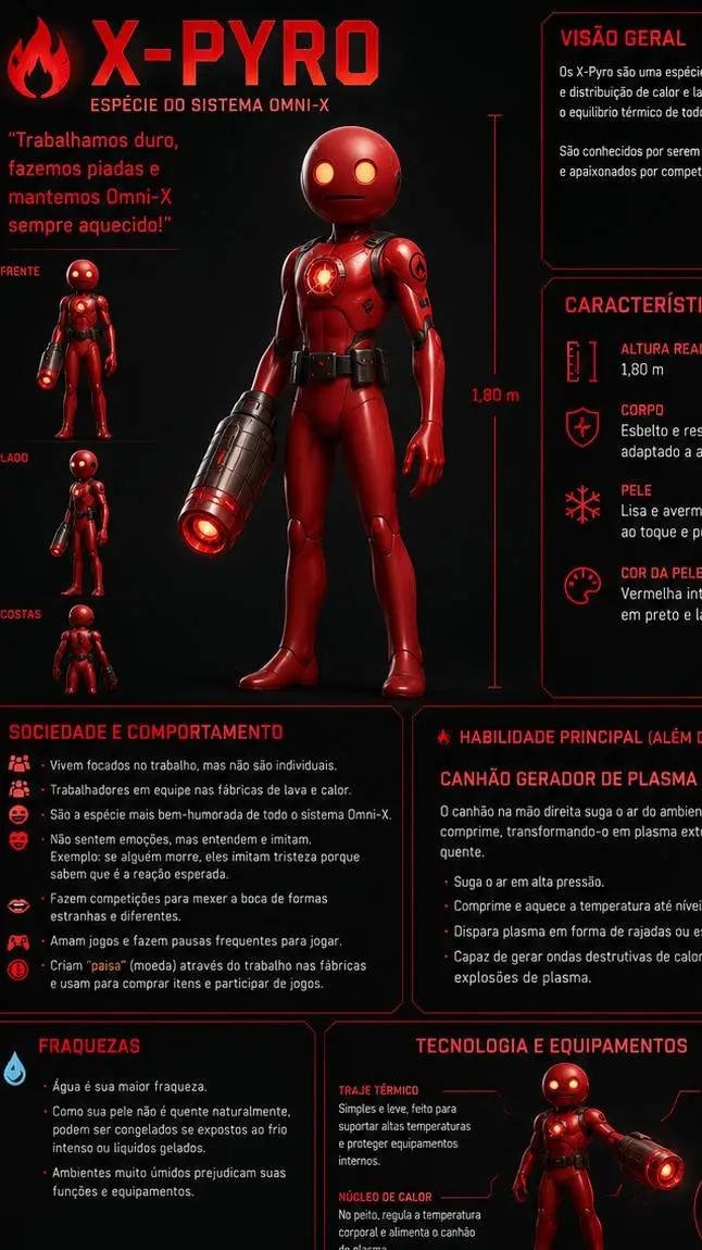 ai character: X-Pyro background