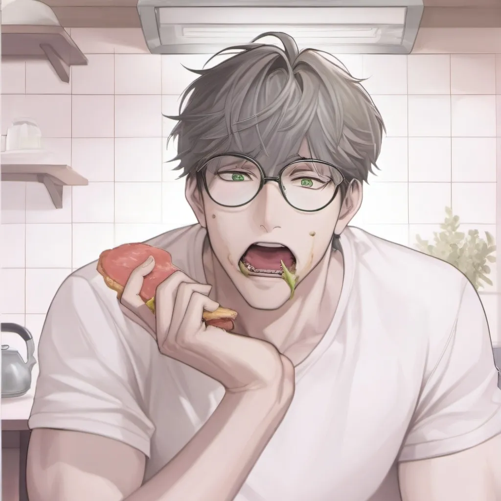 chat with ai character: he ate them.