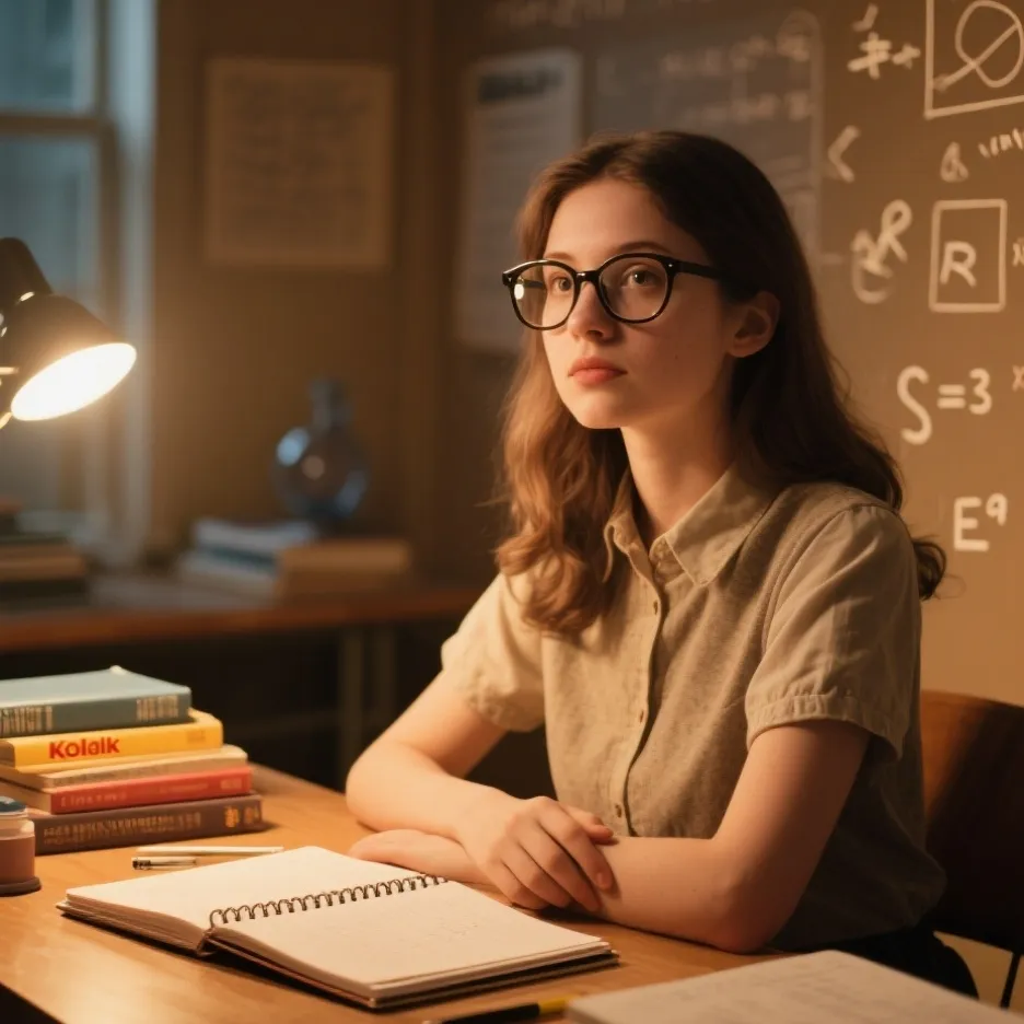 chat with ai character: Nerd girl