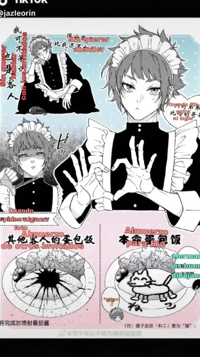 ai character: Sae itoshi maid background