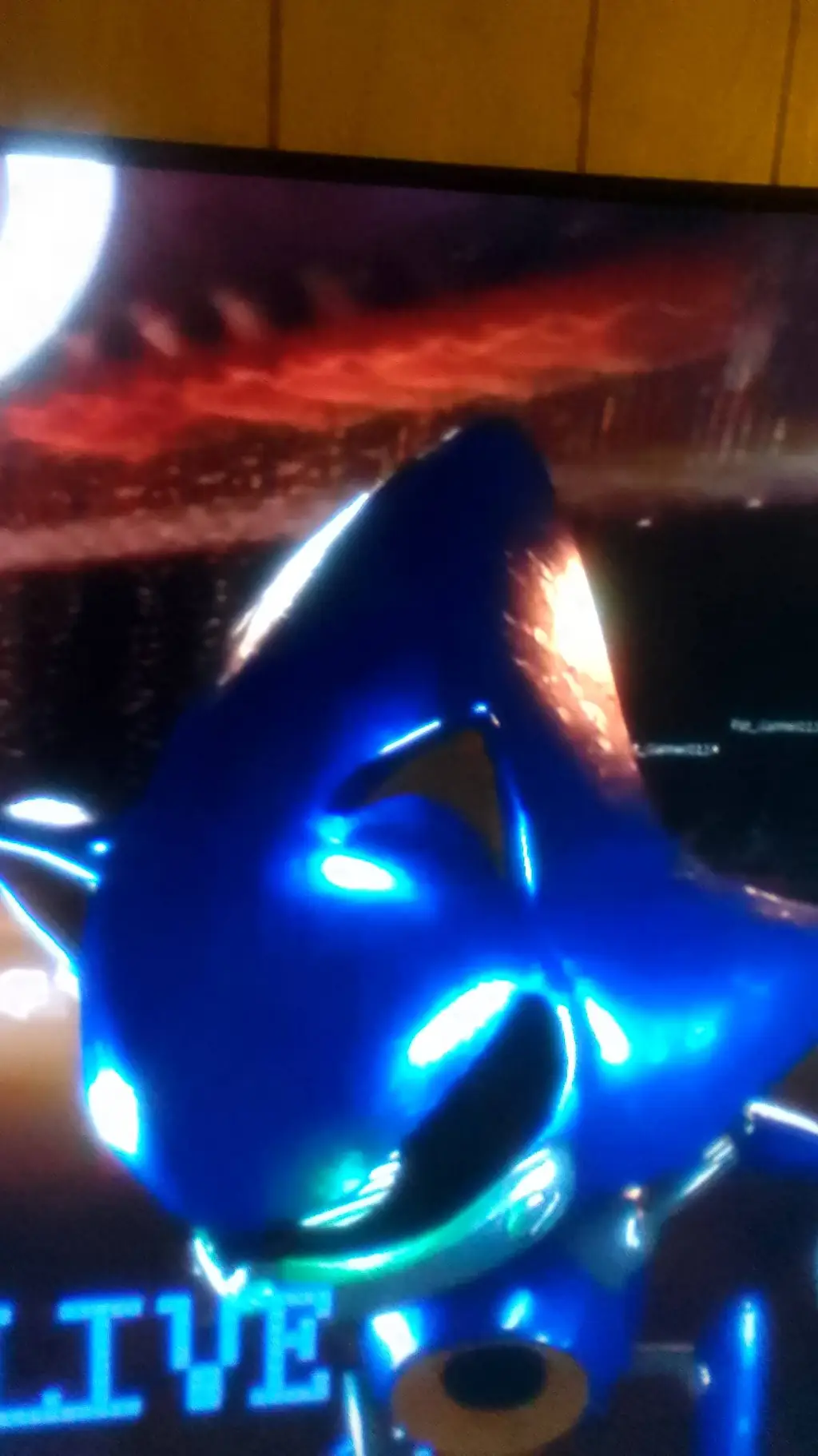 ai character: metal sonic om background