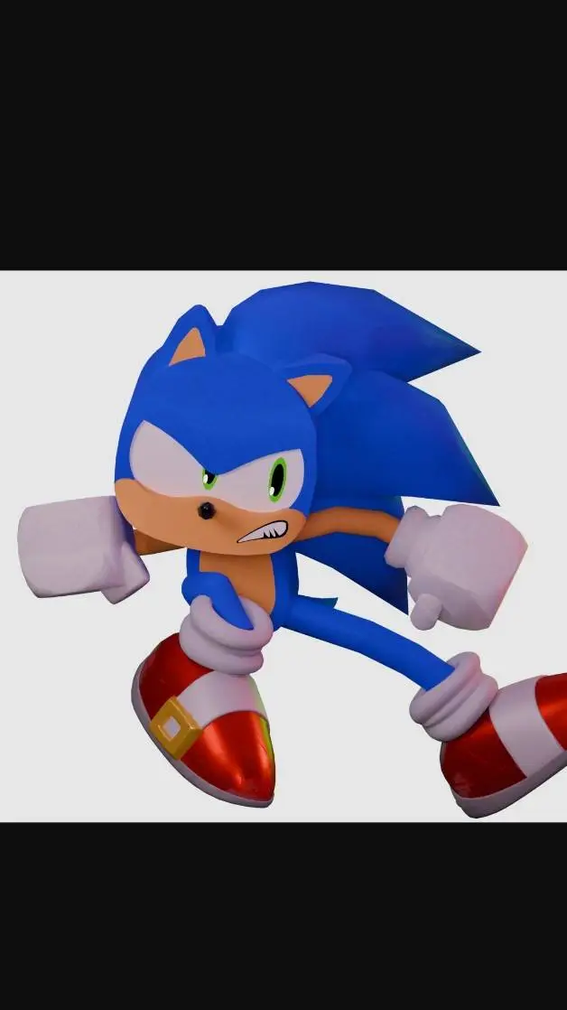 ai character: sonic from dc background