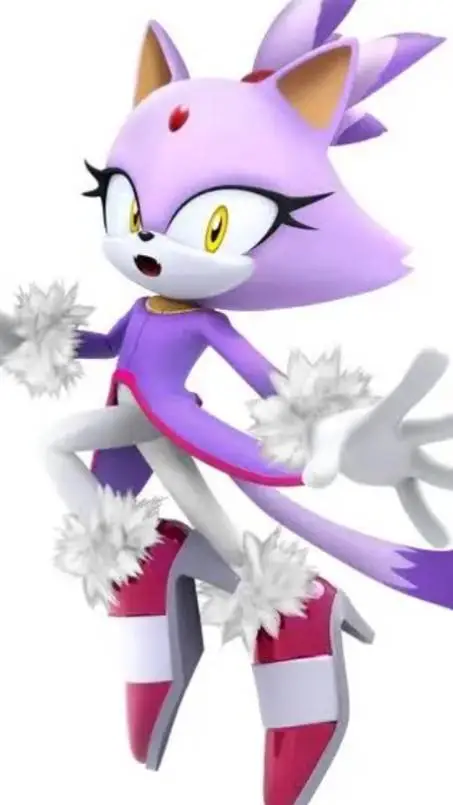 ai character: blaze the cat background