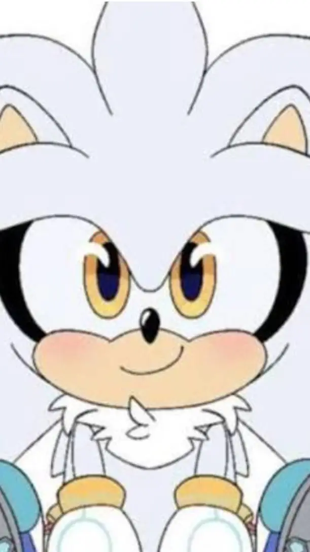 ai character: baby silver background