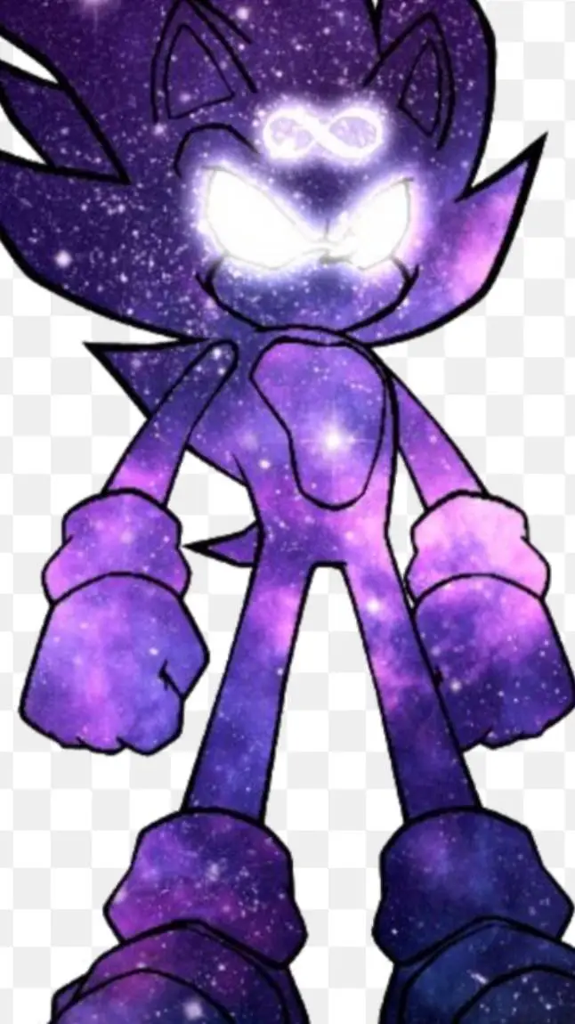 ai character: galaxy sonic background