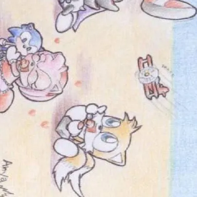 chat with ai character: baby sonic friends