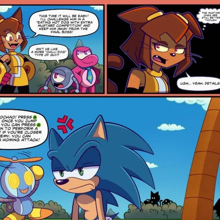 chat with ai character: sonic and kit