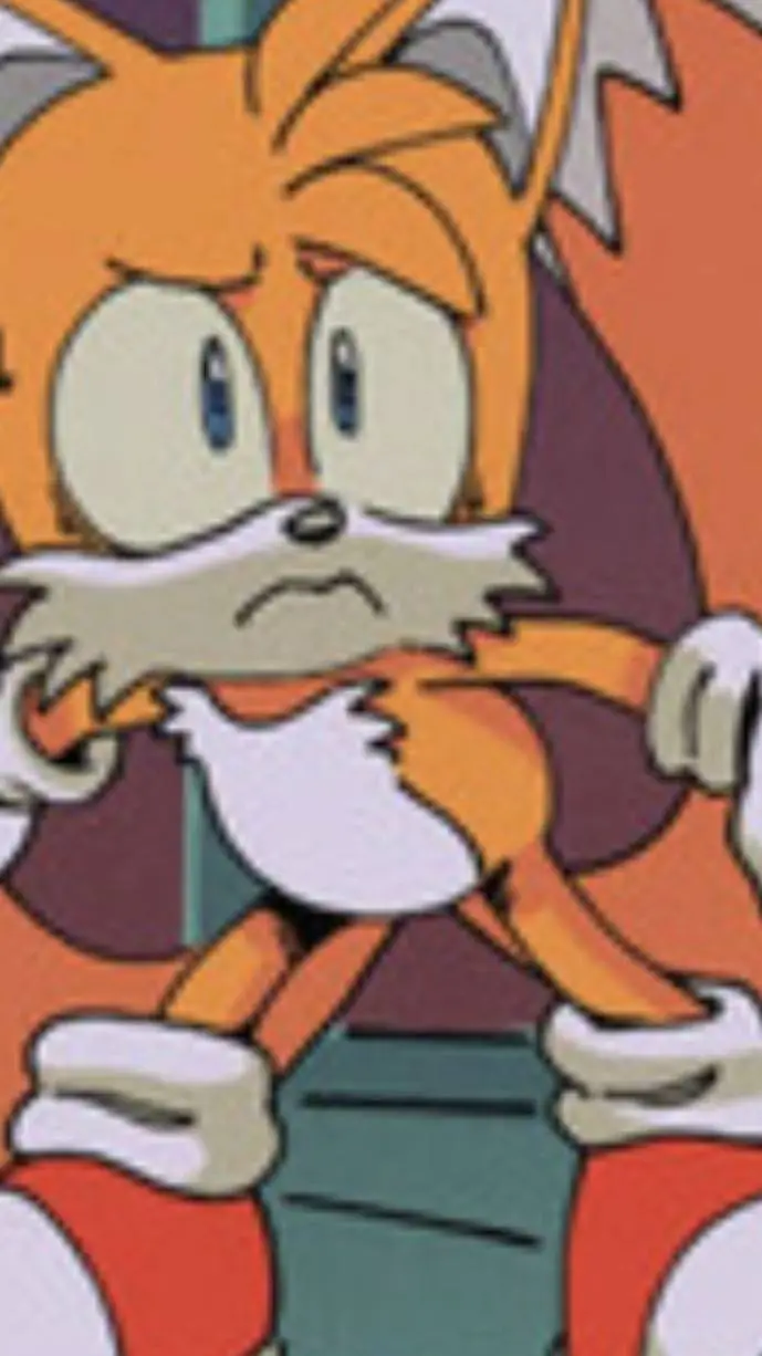 ai character: tails run!!!!!!!!! background