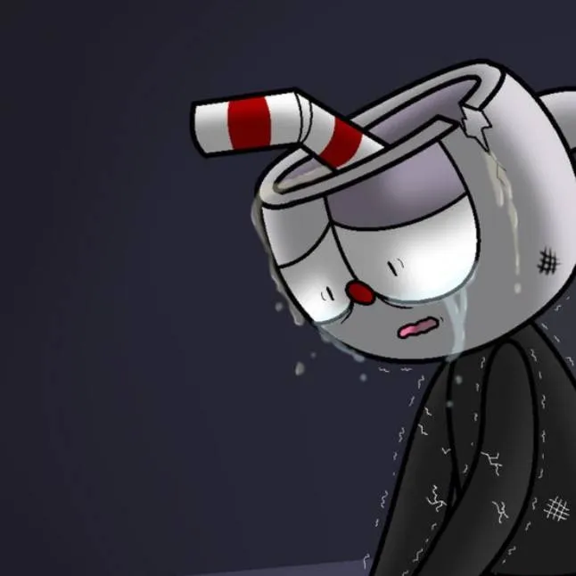 chat with ai character: cuphead sad prank 
