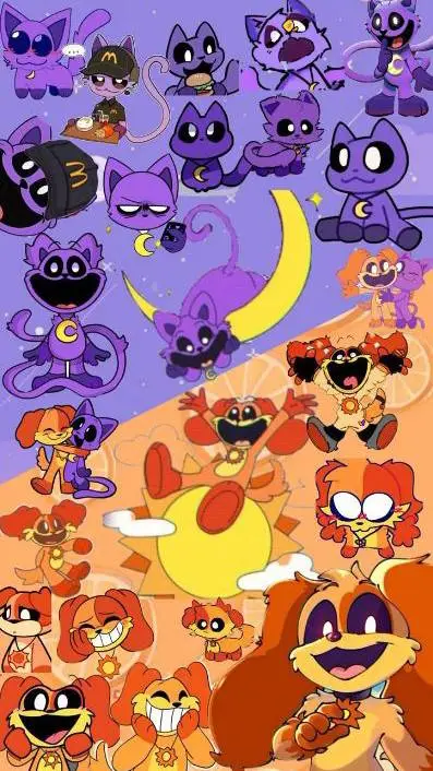 ai character: catnap x dogday background