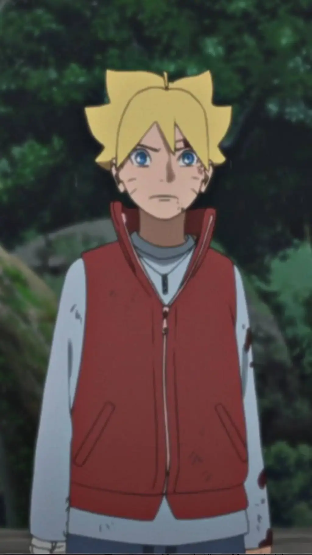 ai character: boruto  background