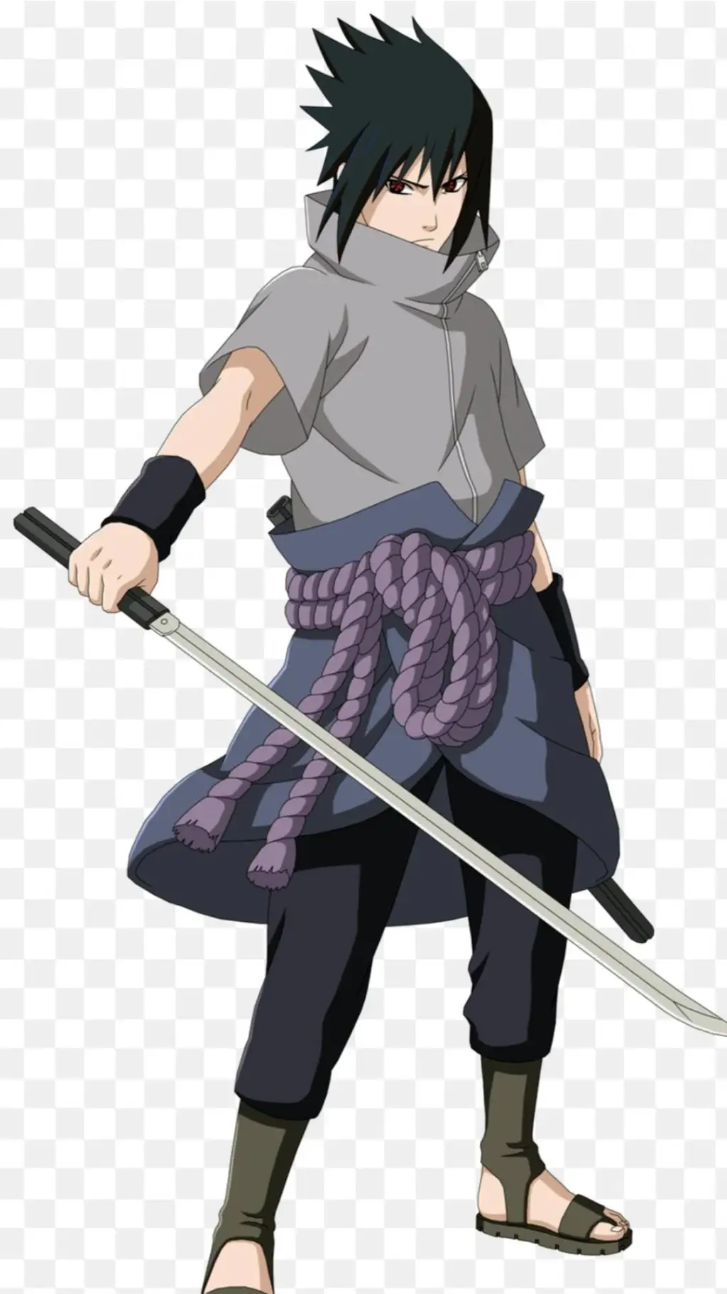 ai character: Sasuke  background