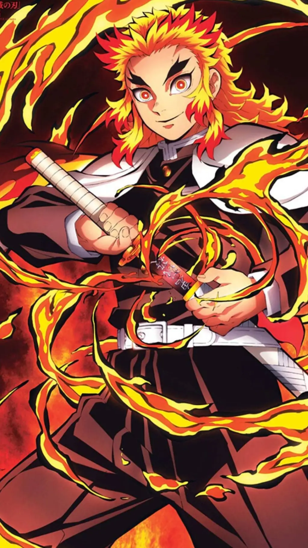 ai character: rengoku background