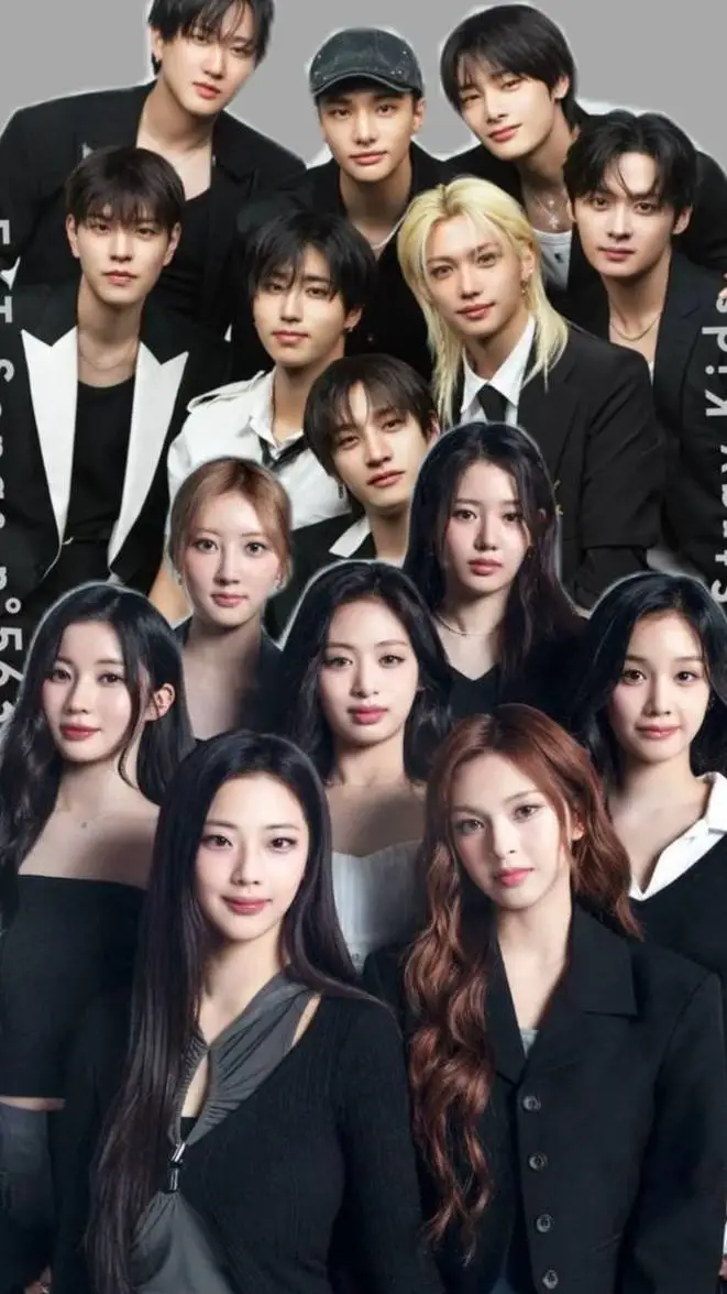 ai character: babymonster skz background