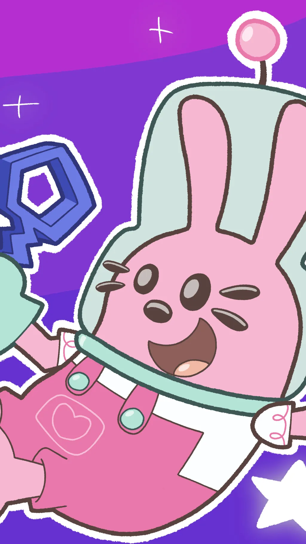 ai character: Widget ￼:3 background