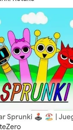 ai character: SPRUNKI  background