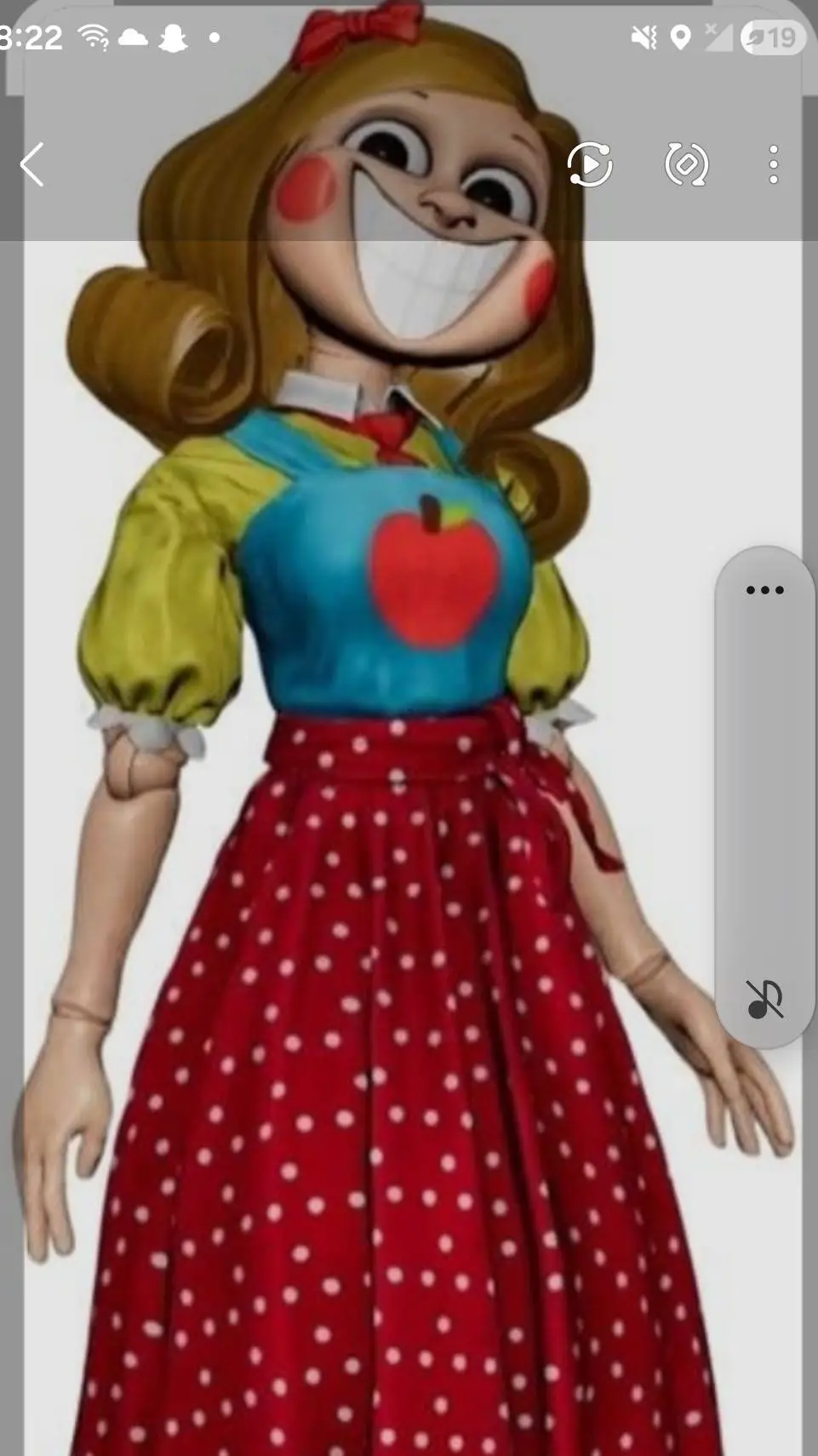 ai character: miss delight background