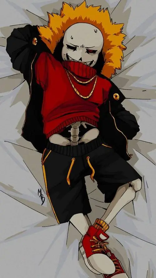 ai character: Fell body pillow background