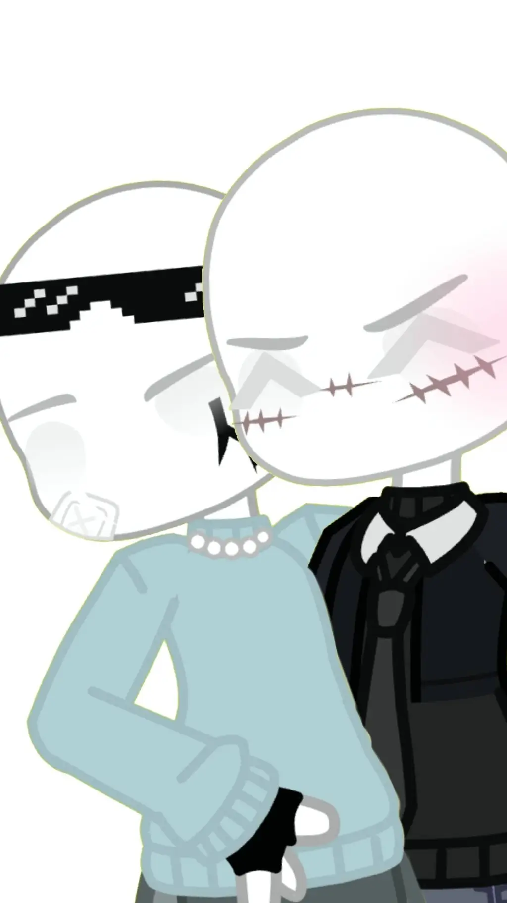 ai character: My Slender AU background