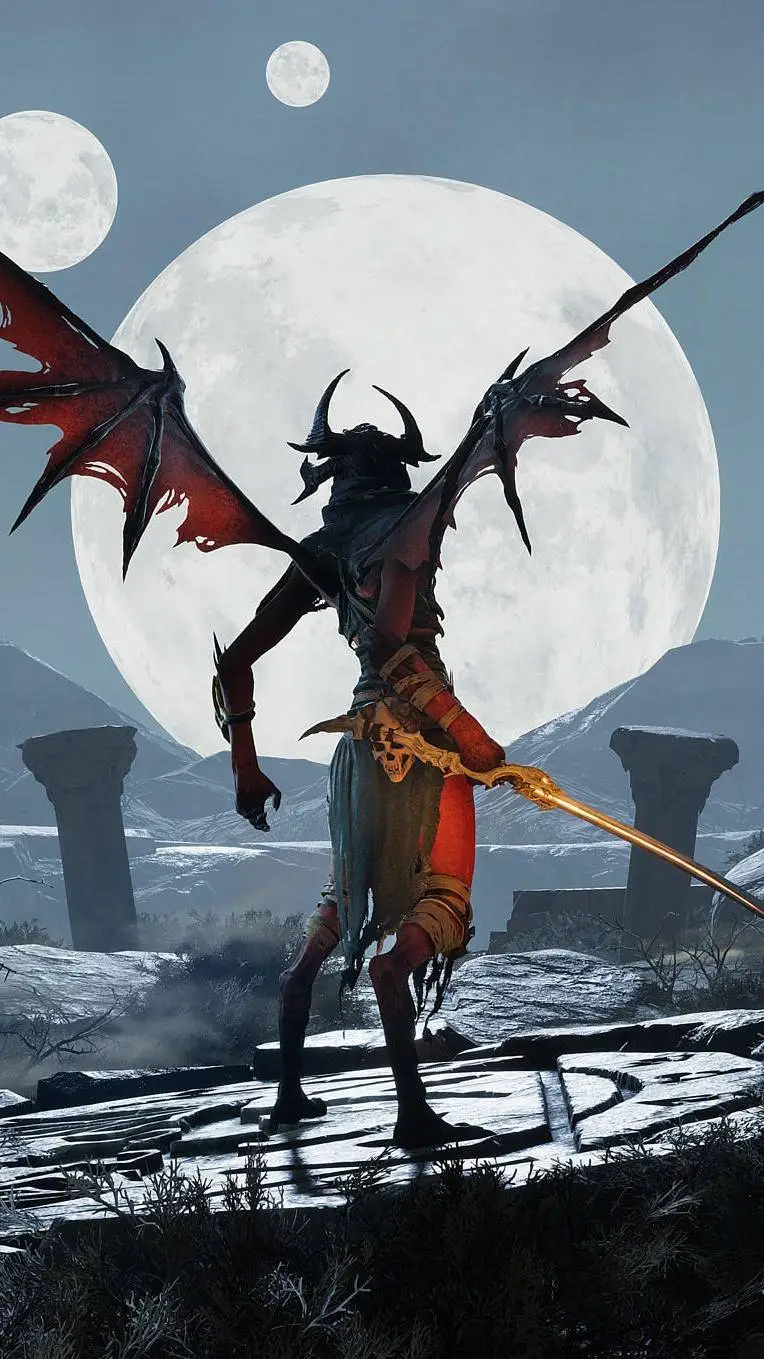 ai character: Die Namenlose background