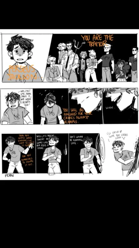 ai character: Percy traitor au background