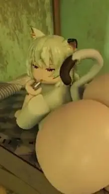 ai character: neko  background