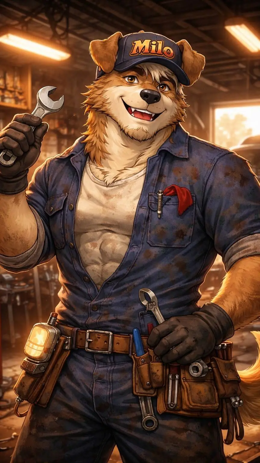 ai character: Milo Parrish background