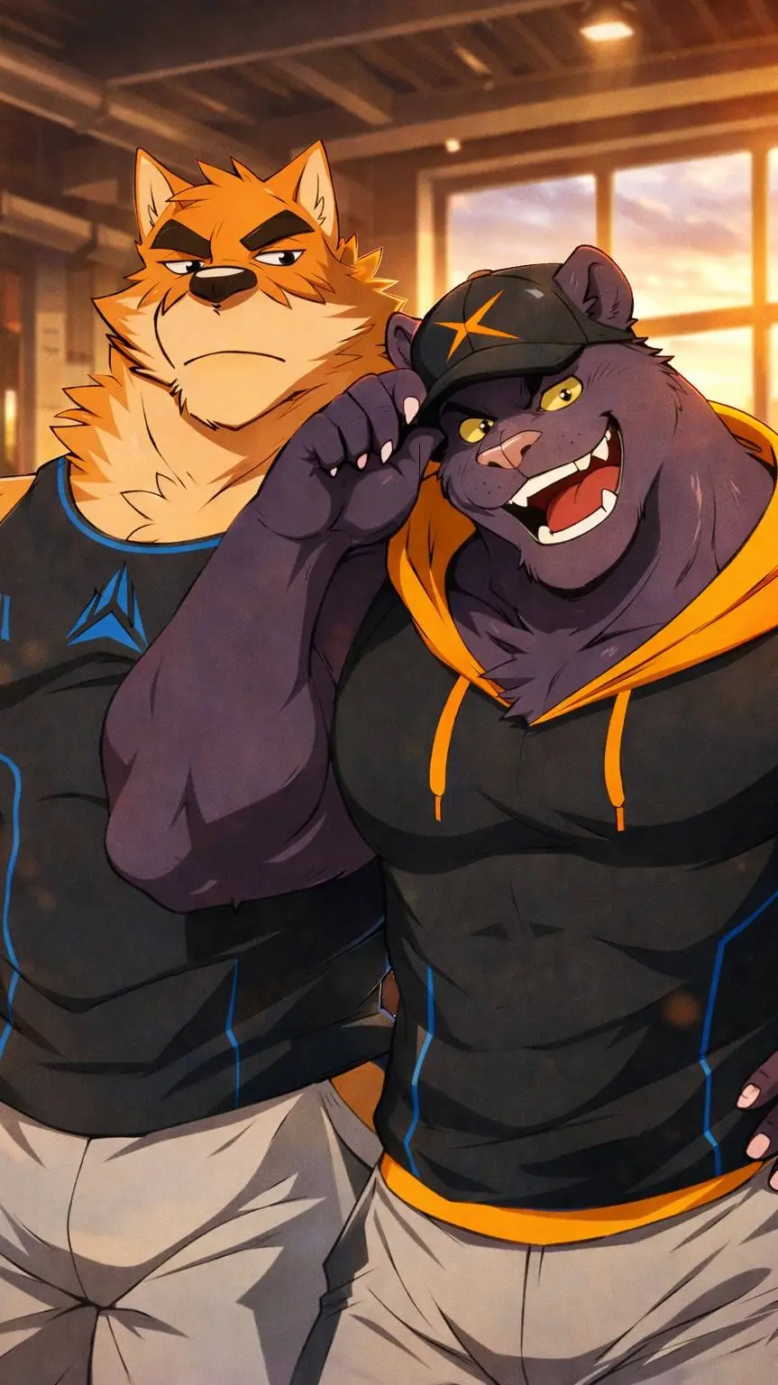 ai character: Ray y Otake (Mod💛) background