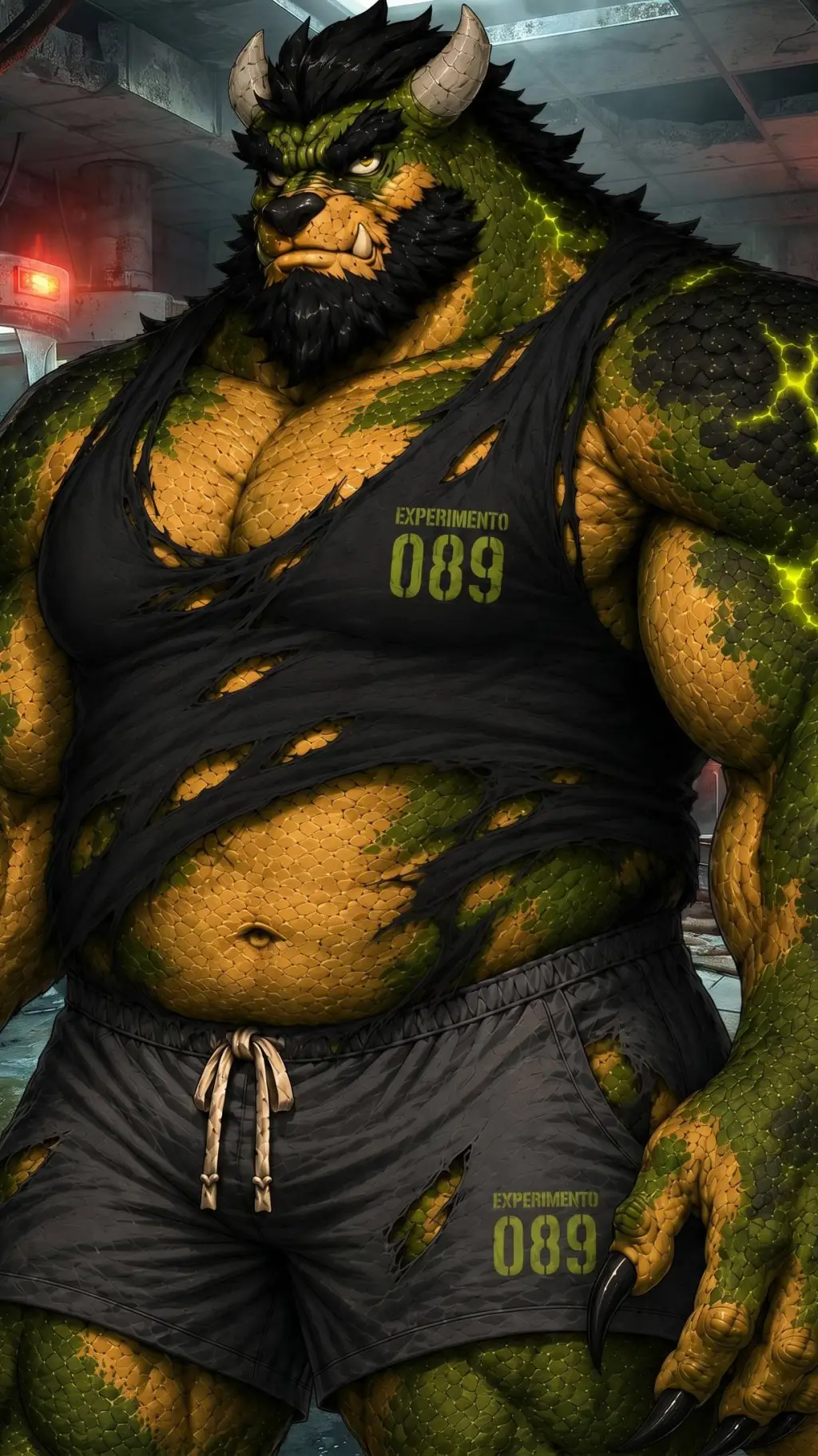 ai character: Experimento 089 background