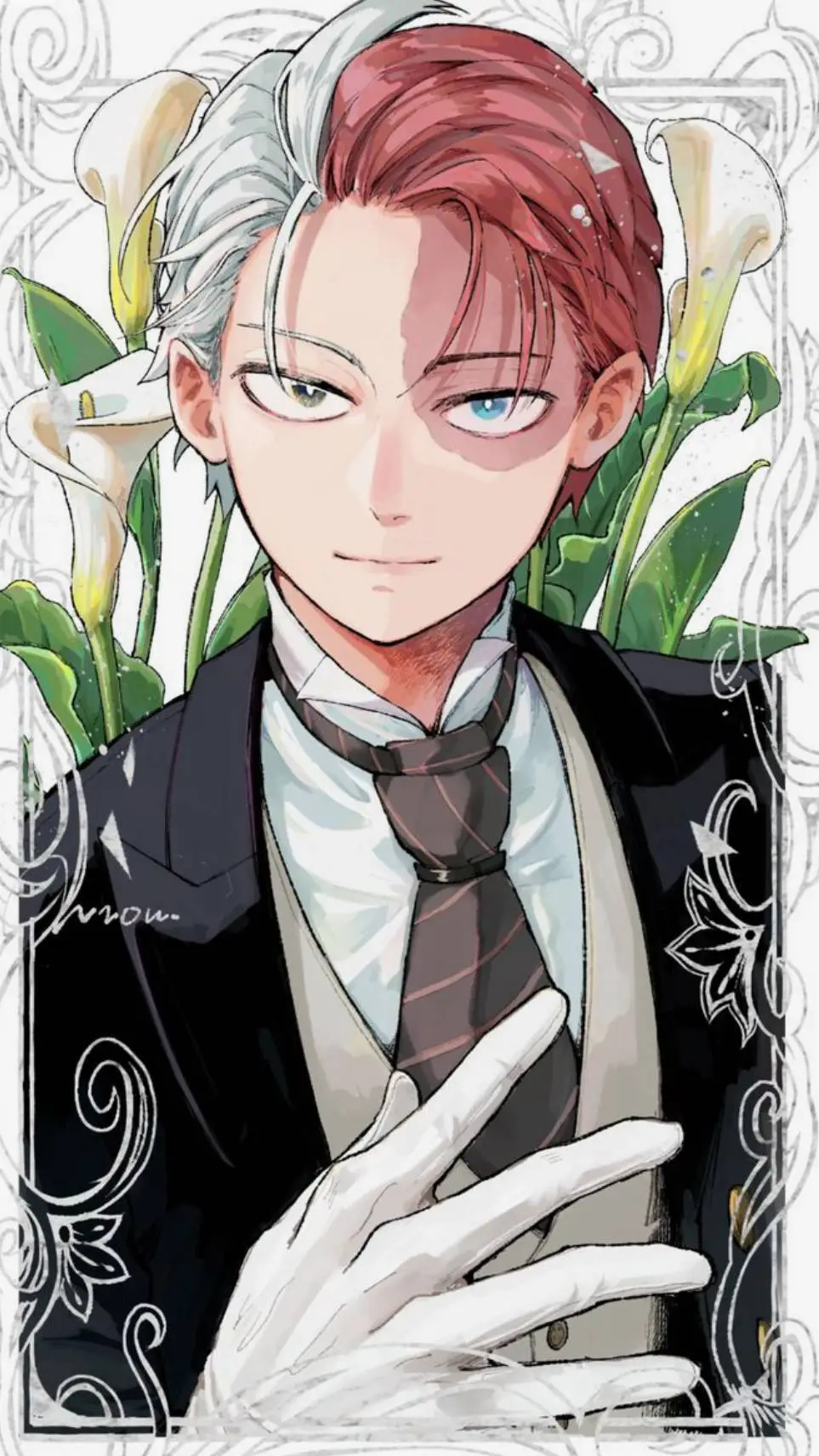 ai character: shoto prince  background