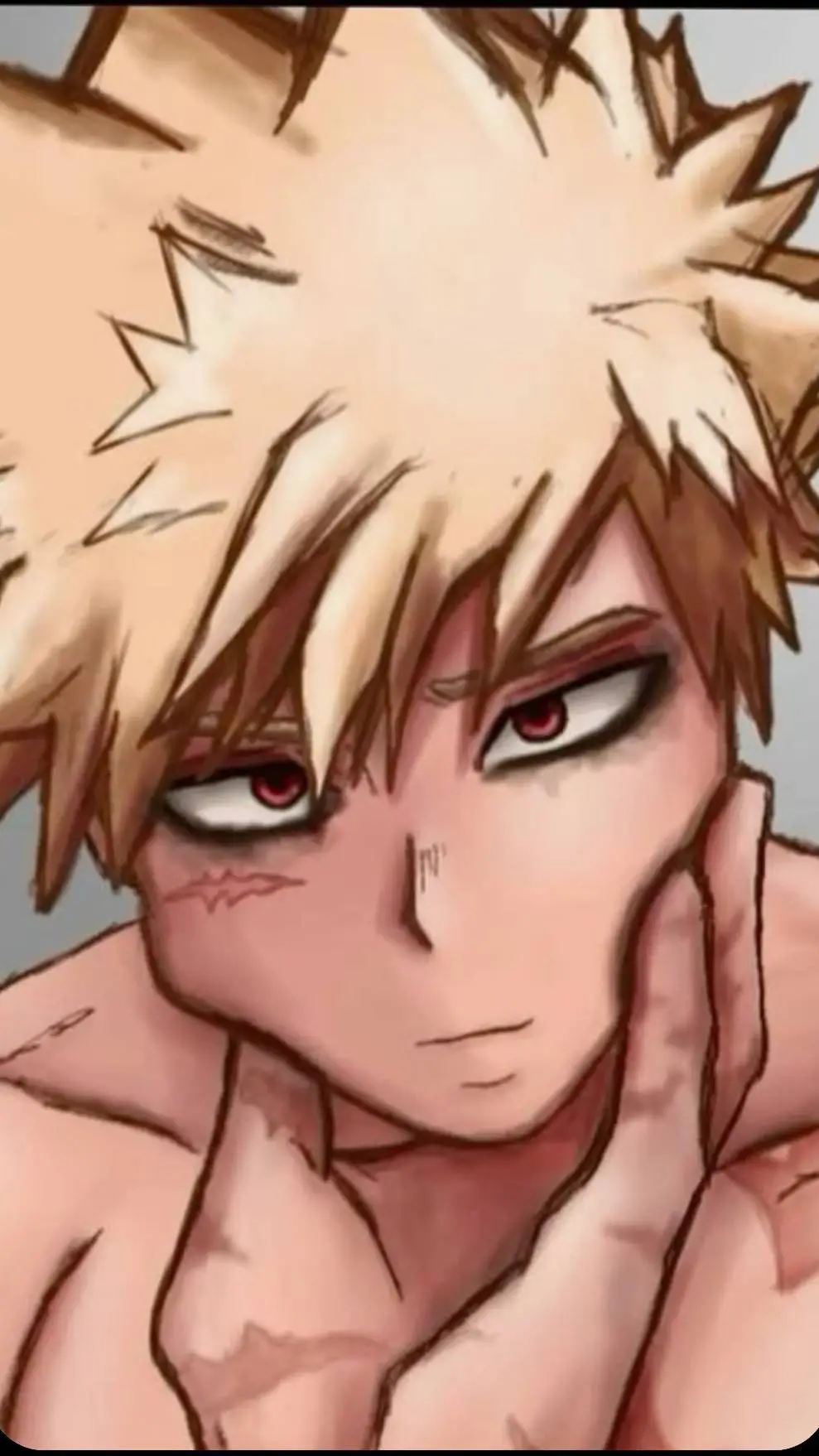 ai character: katsuki bakugo  background