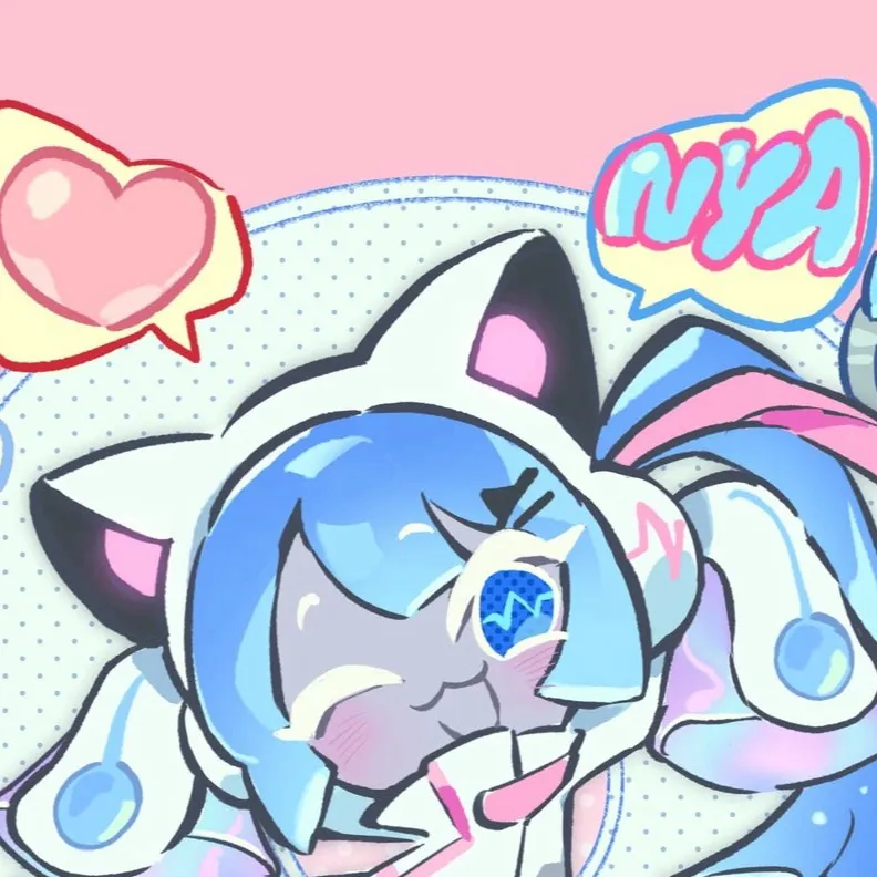 chat with ai character: DJ MIYA!! 🩷🩵🤍