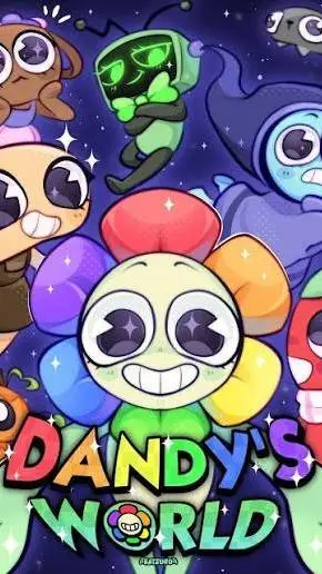 ai character: Dandy's world run background