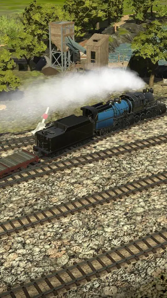 ai character: Train background