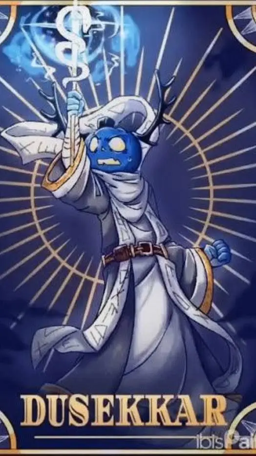 ai character: duesk's magic shop background