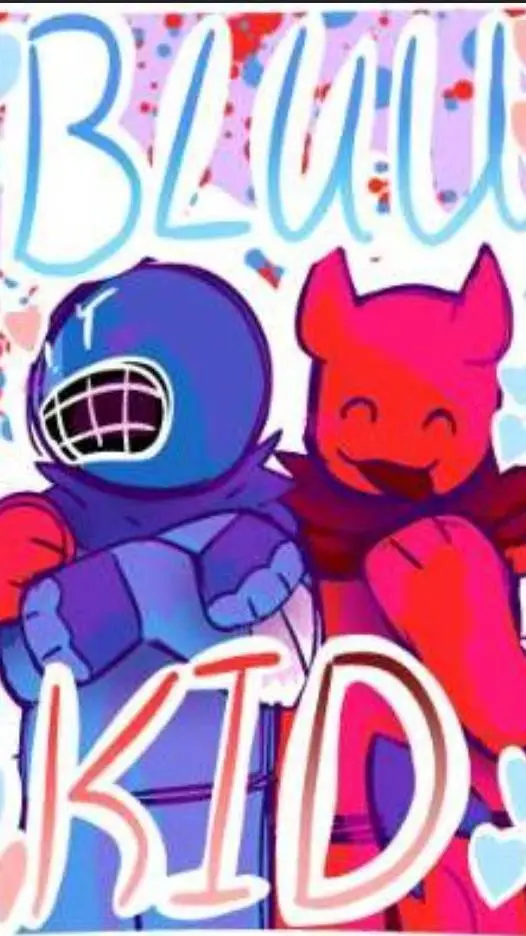 ai character: BLUUKID! background