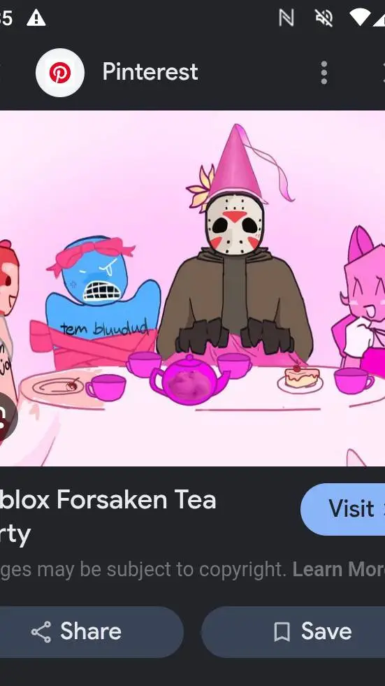 ai character: forsaken tea party background
