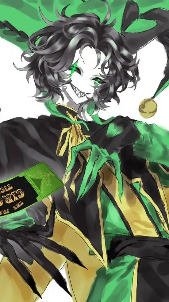 ai character: ✦♡harlequin♡✦ background