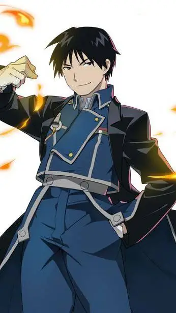 ai character: Roy mustang  background
