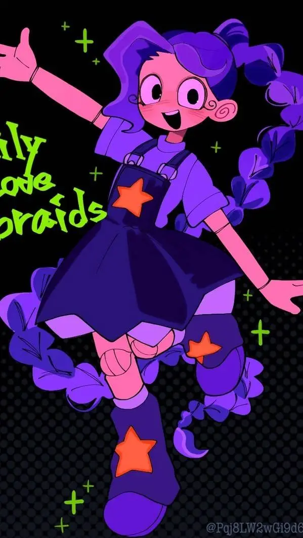 ai character: 💖Lily Love braids💖 background