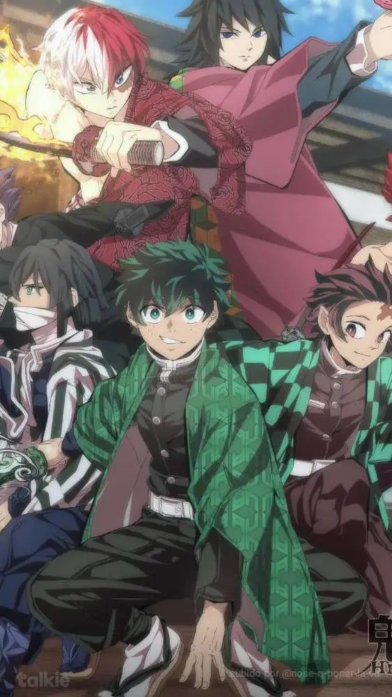 ai character: MHA y kny background