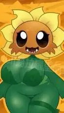 ai character: Primal sunflower background